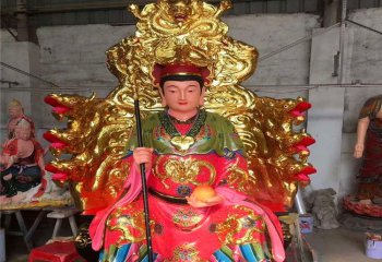 王母娘娘雕塑- 玻璃鋼彩繪寺廟供奉王母娘娘雕塑