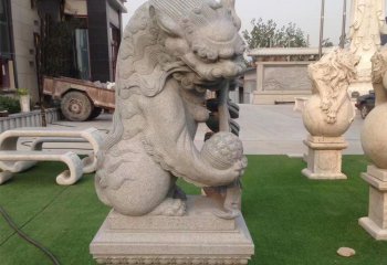 獨角獸雕塑-公園里里擺放的石雕石雕創(chuàng)意獨角獸雕塑