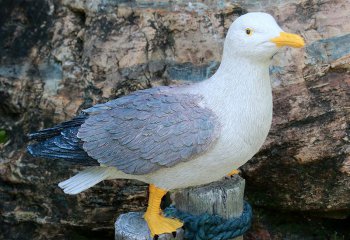 鴿子雕塑-景區仿真動物景觀玻璃鋼彩繪鴿子雕塑