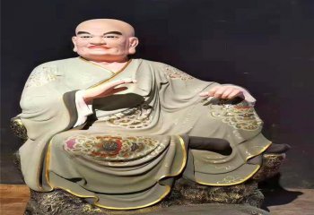 十八羅漢雕塑-玻璃鋼彩繪寺廟景區佛像十八羅漢雕塑