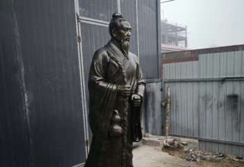 扁鵲雕塑-扁鵲人物古代名醫銅雕景觀擺件扁鵲雕塑