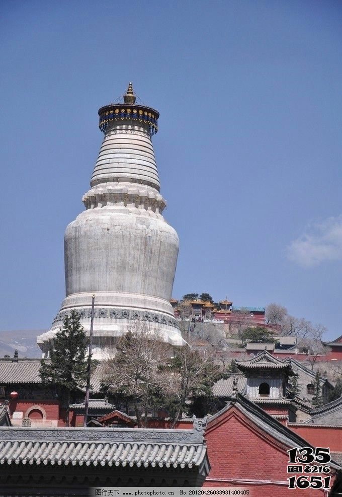 佛塔雕塑-園林佛教寺院仿古漢白玉舍利塔石雕高清圖片