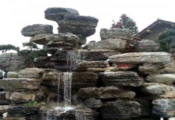 假山雕塑-園林塑石千層假山流水景觀