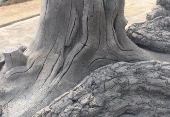 假山雕塑-景區園林假山石龜裂紋景觀靈璧石假山雕塑