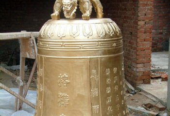 宗教廟宇銅鐘-寺廟法器黃銅鐘