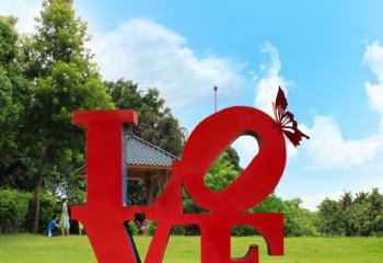 不銹鋼love景觀雕塑-不銹鋼love景觀雕塑，不銹鋼景觀love雕塑